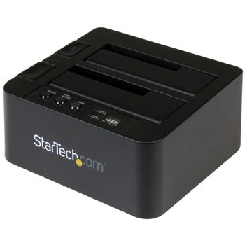 STARTECH StarTech.com Standalone Hard Drive Duplicator,  Dual Bay HDDSSD ClonerCopier,  USB 3.1 (10 Gbps) to SATA III (6Gbps) HDDSSD Docking Station, Hard Disk Duplicator Dock - Hard Drive Cloner - Hard drive du (SDOCK2U313R)