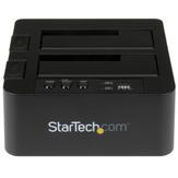 StarTech Standalone Hard Drive Duplicator,  Dual Bay HDDSSD ClonerCopier,  USB 3.1 (10 Gbps) to SATA III (6Gbps) HDDSSD Docking Station, Hard Disk Duplicator Dock - Hard Drive Cloner - harddisk-duplekser (SDOCK2U313R)