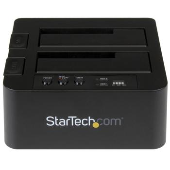 STARTECH StarTech.com Standalone Hard Drive Duplicator,  Dual Bay HDDSSD ClonerCopier,  USB 3.1 (10 Gbps) to SATA III (6Gbps) HDDSSD Docking Station, Hard Disk Duplicator Dock - Hard Drive Cloner - Hard drive du (SDOCK2U313R)