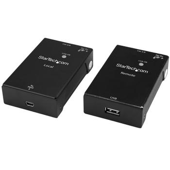 STARTECH 1-Port USB 2.0-Over-Cat5-or-Cat6 Extender Kit - 50m (USB2001EXTV)
