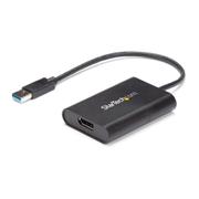 StarTech USB 3.0 to DisplayPort Adapter - 4K 30Hz - External Video & Graphics Card - Dual Monitor Display Adapter - Supports Windows (USB32DPES2) - DisplayPort-adapter - USB-type A til DisplayPort - TAA-samsva