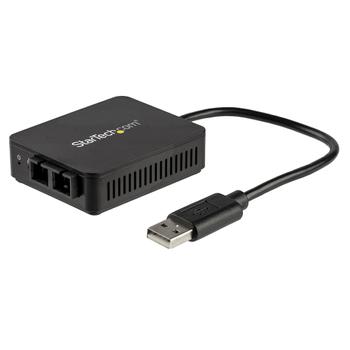 STARTECH USB 2.0 to Fiber Optic Converter - 100BaseFX SC (US100A20FXSC)