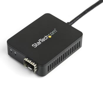 STARTECH USB 3.0 to Fiber Optic Converter - Open SFP (US1GA30SFP)