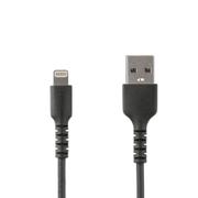 STARTECH 1M USB TO LIGHTNING CABLE APPLE MFI CERTIFIED - BLACK CABL