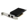 STARTECH Dual-Port 10Gb PCIe Network Card with 10GBASE-T & NBASE-T - 2 x RJ45 - Dual NIC Card