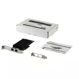 StarTech Dual Port 10GbE PCIe Network Adapter Card, Tehuti TN4010 10GBASE-T & NBASE-T (ST10GSPEXNDP)