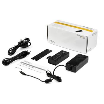 STARTECH 7 Port USB Charging Station with 5x 1A Ports and 2x 2A Ports - Standalone USB Charging Strip for Multiple Devices (ST7C51224EU)
