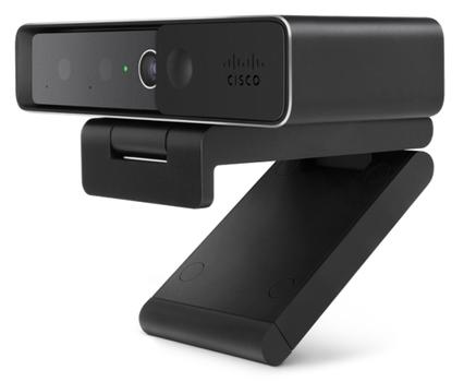 CISCO Webex Desk Camera - Webbkamera - färg - 13.000.000 pixlar - ljud - kabelanslutning - USB-C - MJPEG, YUY2, NV12 (CD-DSKCAM-P-WW)