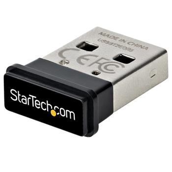 STARTECH StarTech.com USB Bluetooth 5.0 Adapter, USB Bluetooth Dongle Receiver for PC/ Computer/ Laptop/ Keyboard/ Mouse/ Headsets,  Range 33ft/10m, EDR (USBA-BLUETOOTH-V5-C2) - Netwerkadapter - USB - Bluetooth 5.0, (USBA-BLUETOOTH-V5-C2)