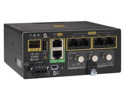 CISCO Industrial Integrated Services Router 1101 - Router - 4-ports-switch - 1GbE - WAN-portar: 2 (IR1101-A-K9)