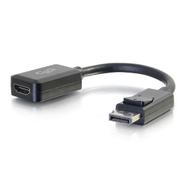 C2G 8in DisplayPort to HDMI Adapter - DP to HDMI Adapter - 1080p - Black - M/F - Videokort - DisplayPort hane till HDMI hona - 20.3 cm - skärmad - svart