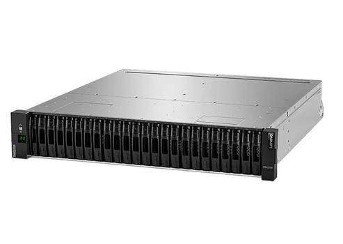 LENOVO ThinkSystem DE4000H Hybrid 2U24 SFF - Hard drive array - 12 bays (SAS-3) - iSCSI (10 GbE), iSCSI (25 GbE) (external) - rack-mountable - 2U (7Y75A00FEA)
