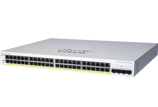 CISCO CBS220 SMART 24-PORT GE POE 4X10G SFP+ CPNT (CBS220-24P-4X-EU)