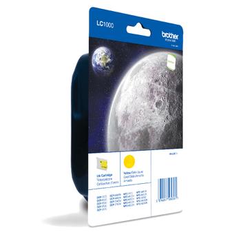 BROTHER LC1000Y - Yellow - original - ink cartridge - for Brother DCP-350, 353, 357, 560, 750, 770, MFC-3360, 465, 5460, 5860, 660, 680, 845, 885 (LC1000YBP)