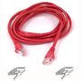 BELKIN SNAGLESS CAT6 PATCH CABLE 4PAIRRJ45M/M 2MS RED NS