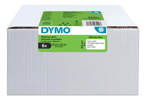 DYMO Dymo® LabelWriter 102mm X 210mm DHL Labels (White) 6 Rolls X 140 Label (2177565)