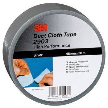 3M Lerretstape 48mmx50m silver (7100098687)