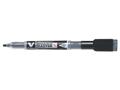 PILOT V Board Master Small EF bullet tip black w/eraser and magnet