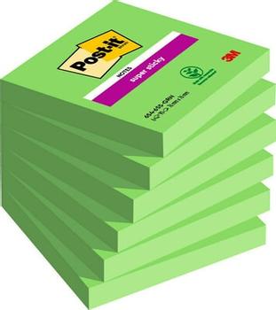 3M 6546SSAW Super Sticky Notes 76x76 Asparagus Green (7100041907*6)