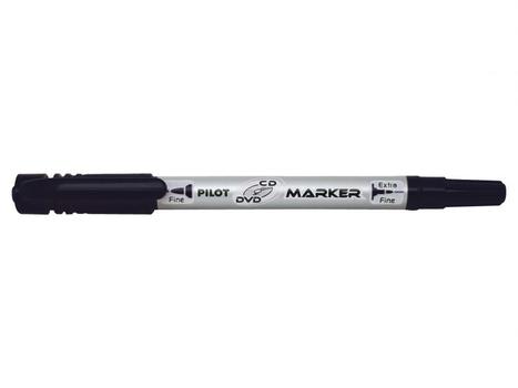 PILOT Marker Twin CD/DVD Marker black (SCA-TMCD*12)