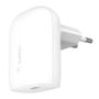 BELKIN 30w USB-C PD PPS Wall Charger White