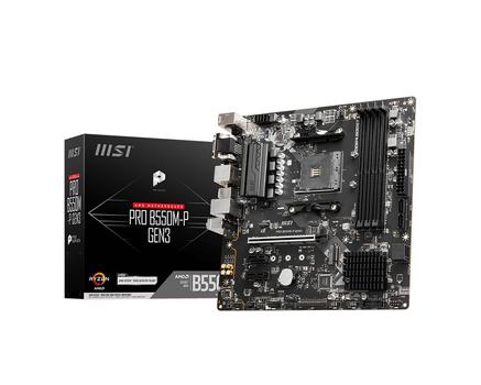 MSI Motherboard Amd B550 Socket  (PRO B550M-P GEN3)