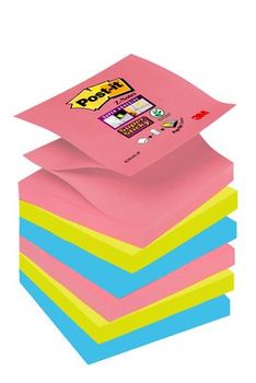 3M Post-it™ Super Sticky Z-Note Jewel Pop (6) (7010412482)