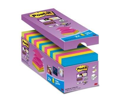 3M Post-it Z-Notes 76x76 Super Sticky V-Pack (16) (7100234249)