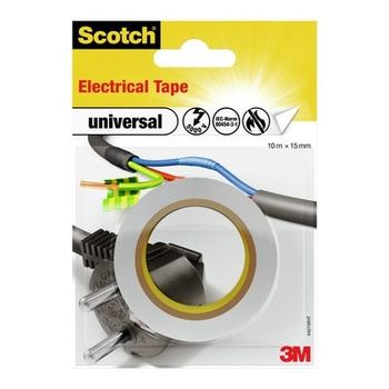 3M Scotch electrical tape 15mmx10m white (7100021035*3)