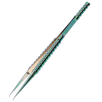 2UUL Curved Head Tweezers in Titanium (U0105)