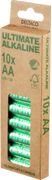 DELTACO Ultimate Alkaline batteries, LR6/AA size, 10-pk