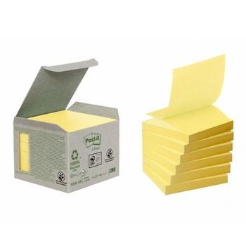 3M Post-it Z-Notes 76x76 Recycled gul (6) (7100172253*3)