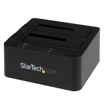 STARTECH "eSATA/ USB 3.0 Dual 2.5/3.5"" SATA SSD/HDD Dock with UASP " (SDOCK2U33EB)