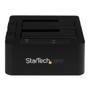 STARTECH StarTech.com Dual-Bay USB 3.0 eSATA to SATA Hard Drive Docking Station, USB Hard Drive Dock, External 2.53.5 SATA IIIIII, SSDHDD Docking Station, Hot-Swap Hard Drive Bays - Top-Loading - Storage contr (SDOCK2U33EB)