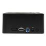 STARTECH StarTech.com Dual-Bay USB 3.0 eSATA to SATA Hard Drive Docking Station, USB Hard Drive Dock, External 2.53.5 SATA IIIIII, SSDHDD Docking Station, Hot-Swap Hard Drive Bays - Top-Loading - Storage contr (SDOCK2U33EB)