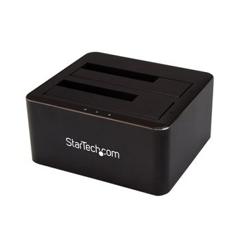 STARTECH "Dual-Bay SATA HDD Docking Station for 2 x 2.5/3.5"" SATA SSDs/HDDs - USB 3.0" (SDOCK2U33V)