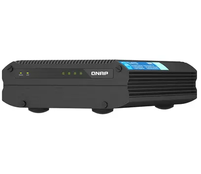 QNAP TS-I410X-8G - 2x10GbE industrial NAS 4x 2.5", MIL-STD-810H,  -40°C - 70°C, 9V - 36V DC, vifteløs (TS-I410X-8G)
