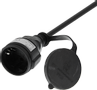 DELTACO Extension cord IP44 H07RN-F 3G1.5 20M, black color (GT-981)