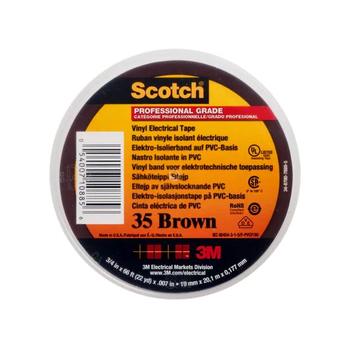 3M 35 BROWN 3/4X66' VINYL ELEC TAPE INTL (7100239020)