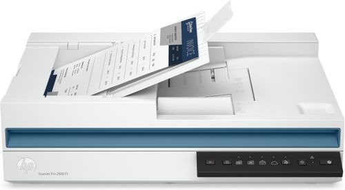 HP P Scanjet Pro 2600 f1 - Document scanner - CMOS / CIS - Duplex - A4/Legal - 1200 dpi x 1200 dpi - up to 25 ppm (mono) / up to 25 ppm (colour) - ADF (60 sheets) - up to 1500 scans per day - USB 2.0 (20G05A#B19)