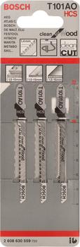 BOSCH 3 Stichsägeblätter T 101AO (2608630559)
