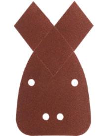 BOSCH 6-delers slipepapirsett for multisliper G= 80, 120, 180 (2609256A72)