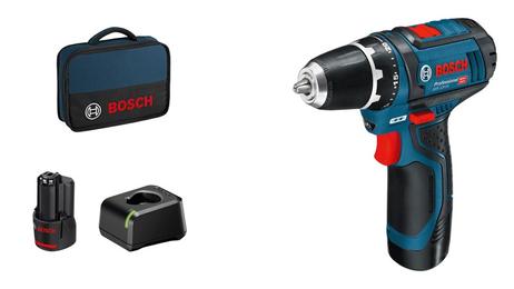 Bosch GSR 12V-15 Professional drill - 2x 2.0Ah - 30Nm (060186810F)