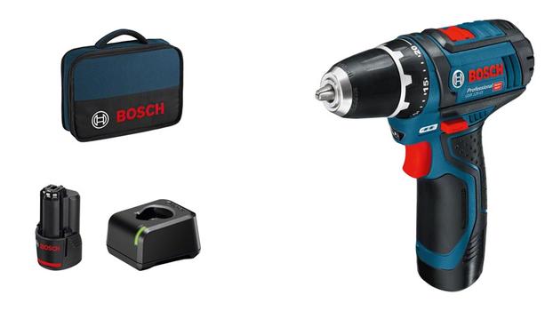 Bosch GSR 12V-15 Professional drill - 2x 2.0Ah - 30Nm (060186810F)