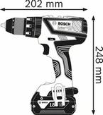 Bosch GSR 12V-15 Professional drill - 2x 2.0Ah - 30Nm (060186810F)