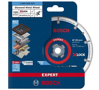 Bosch Expert X-LOCK diamantskjæreplate - for metall (2608900533)
