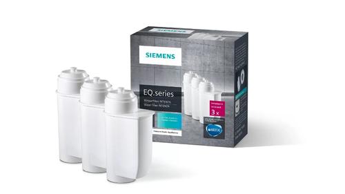 SIEMENS TZ70033 vattenfilter 3st vattenfilter som motverkar kalkavlagringar och ger bättre smakande kaffe (TZ70033A)