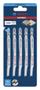 BOSCH EXPERT jigsaw blades T308BF Hardwood 2-side clean 5pc (2608900544)