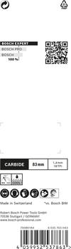 BOSCH EXPERT jigsaw blades T118EHM 3Stk Stainless Steel (2608900562)