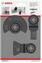 BOSCH Basisflisesæt,  3 dele AIZ 20 AB (1x) ATZ 52 SC (1x) ACZ 85 LMT (1x) (2608662342)